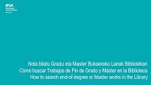 The Library has created a video on how to search for FDP/FMP