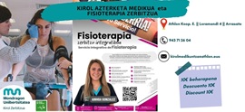 Kirol Medikuntza zein fisioterapia zerbitzuan beherapenak
