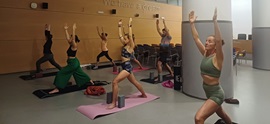 The yoga and pilates courses had finished in BBF