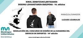 We already have the winning design for the Sports Service sweatshirt next year