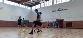 La semana pasada finalizó el campeonato interno de futbol sala en Eskoriatza