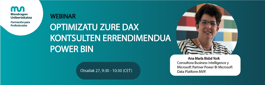 Optimizatu zure DAX kontsulten errendimendua Power BIn