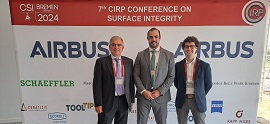 Investigadores de la Escuela Politécnica Superior de Mondragon Unibertsitatea han presentado sus trabajos en el Congreso CIRP CSI 2024, en Bremen