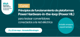 Curso sobre Power Hardware in the Loop para testear convertidores conectados a la red eléctrica