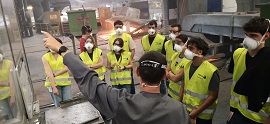Visita de estudiantes a Fagor Ederlan