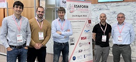 Investigadores de la Escuela Politécnica Superior de Mondragon Unibertsitatea han presentado sus trabajos en el Congreso ESAFORM 2024 en Touluse