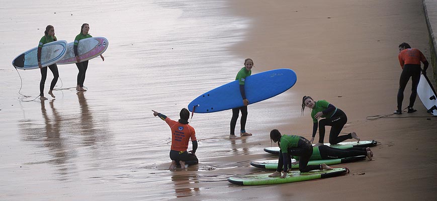 Surf ikastaroa Zarautz